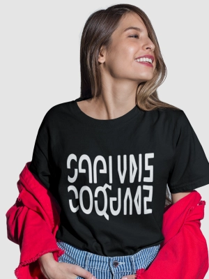 t-shirt message caché Coquine