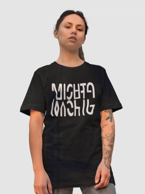 t-shirt message caché michto