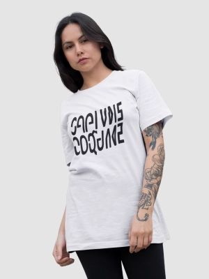 t-shirt message caché Coquine