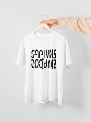t-shirt message caché Coquine