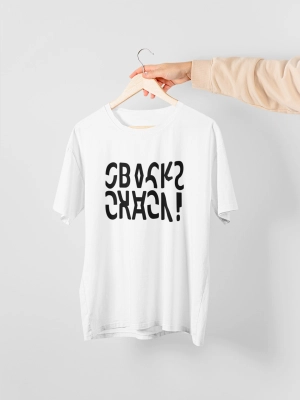 t-shirt message caché Crack